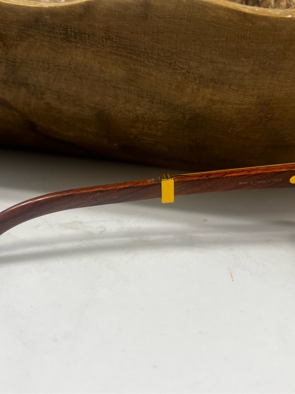 Cartier Gold Frame Sunglasses with Brown Lenses - Picture 9 of 10